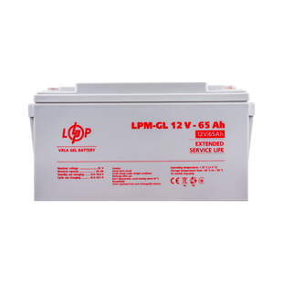 Акумулятор гелевий LPM-GL 12V - 65 Ah 3869 фото