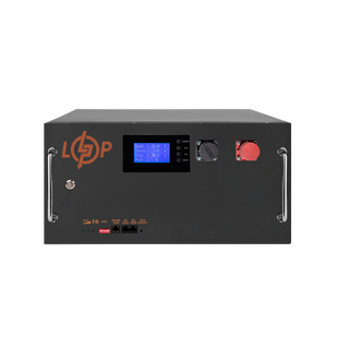 Акумулятор LP LiFePO4 51,2V - 230 Ah (11776Wh) (BMS SP 200A/100А) RM RS485/CAN LCD BL 38134 фото