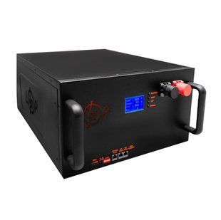 Акумулятор LP LiFePO4 25,6V - 280 Ah (7168Wh) (BMS 200A/100А) LCD метал Smart RM RS485/CAN 37514 фото