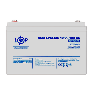 Акумулятор мультигелевий LPM-MG 12V - 100 Ah 3877 фото