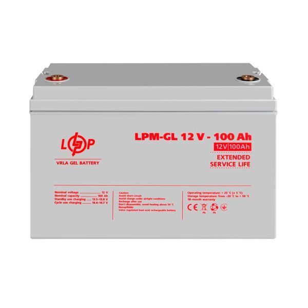 Акумулятор гелевий LPM-GL 12V - 100 Ah 3871 фото