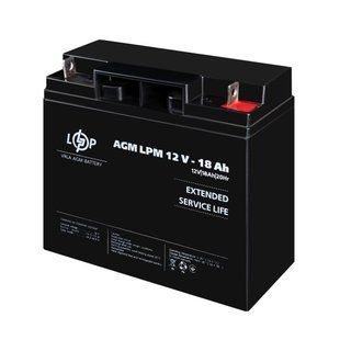Акумулятор AGM LPM 12V - 18 Ah 4133 фото